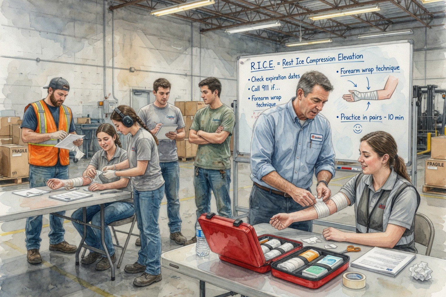 corporate onsite group first aid training
