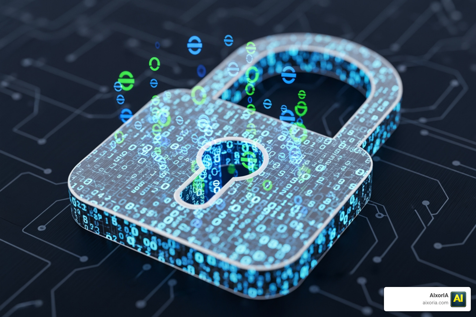 Digital security lock icon symbolizing privacy and encryption Digital security lock icon symbolizing privacy and encryption