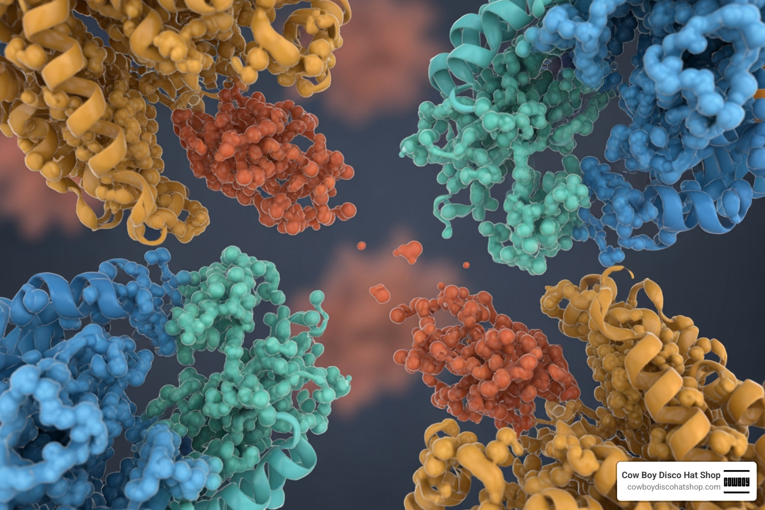 Microscopic protein structures changing during a fast