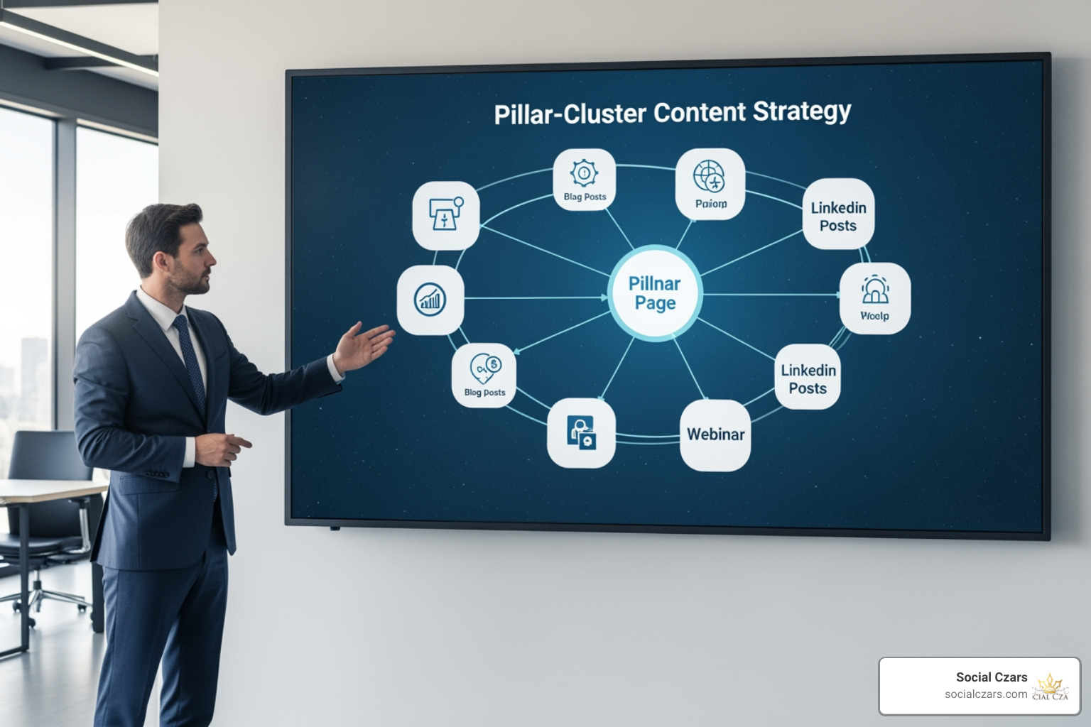 Repurposing a single executive insight across a pillar-cluster map for maximum SEO impact