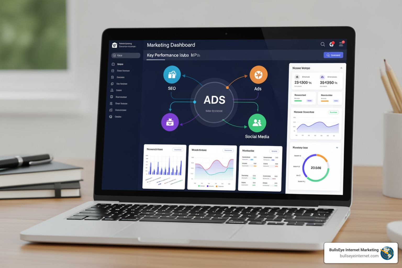 Content and channel ecosystem showing SEO integration with ads and social Content and channel ecosystem showing SEO integration with ads and social