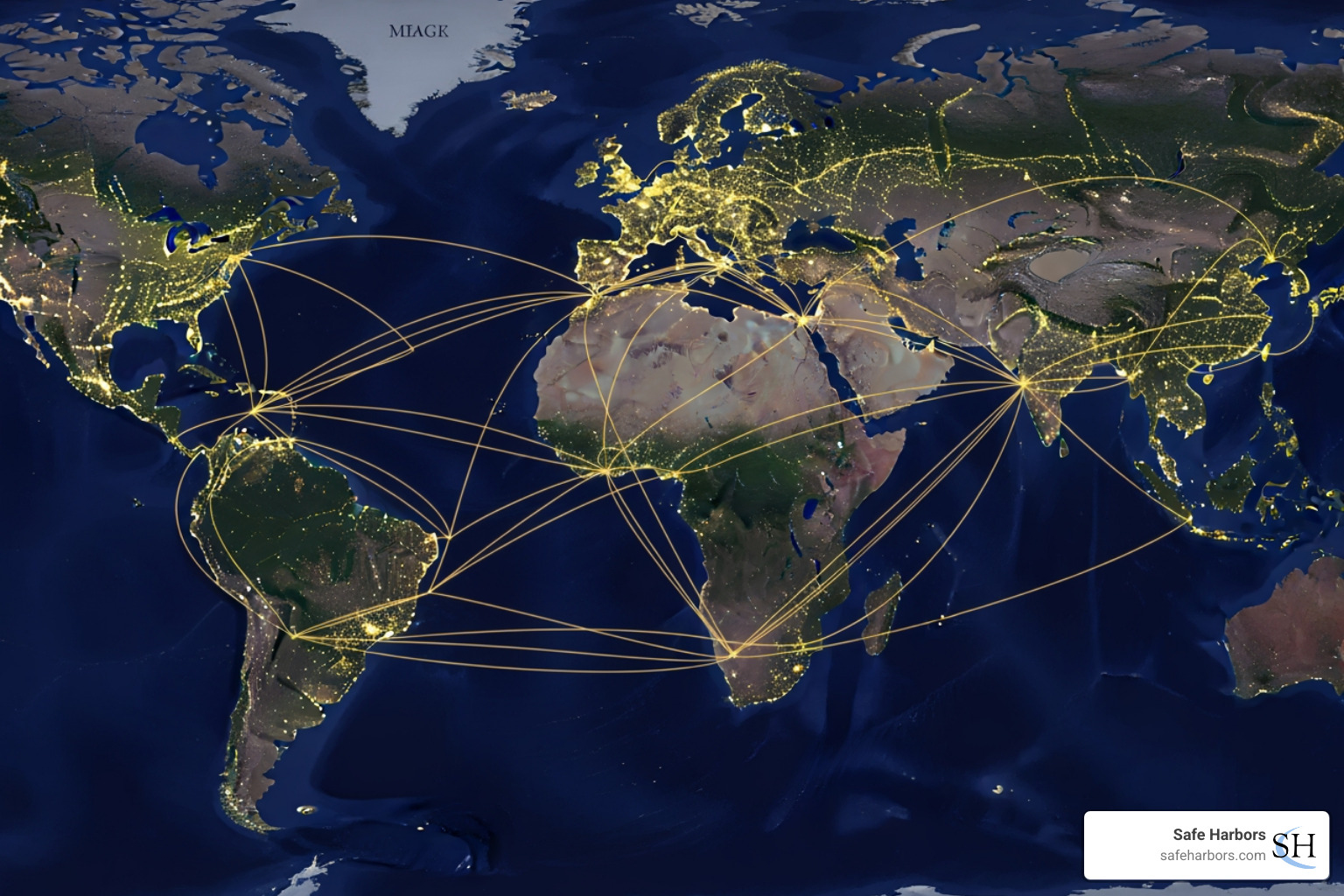 global route map for multi-city travel global route map for multi-city travel