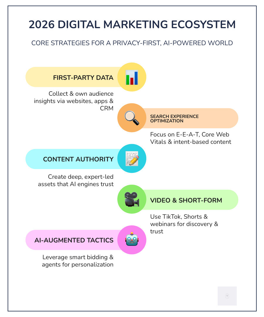 Infographic: 2026 Digital Marketing Ecosystem infographic