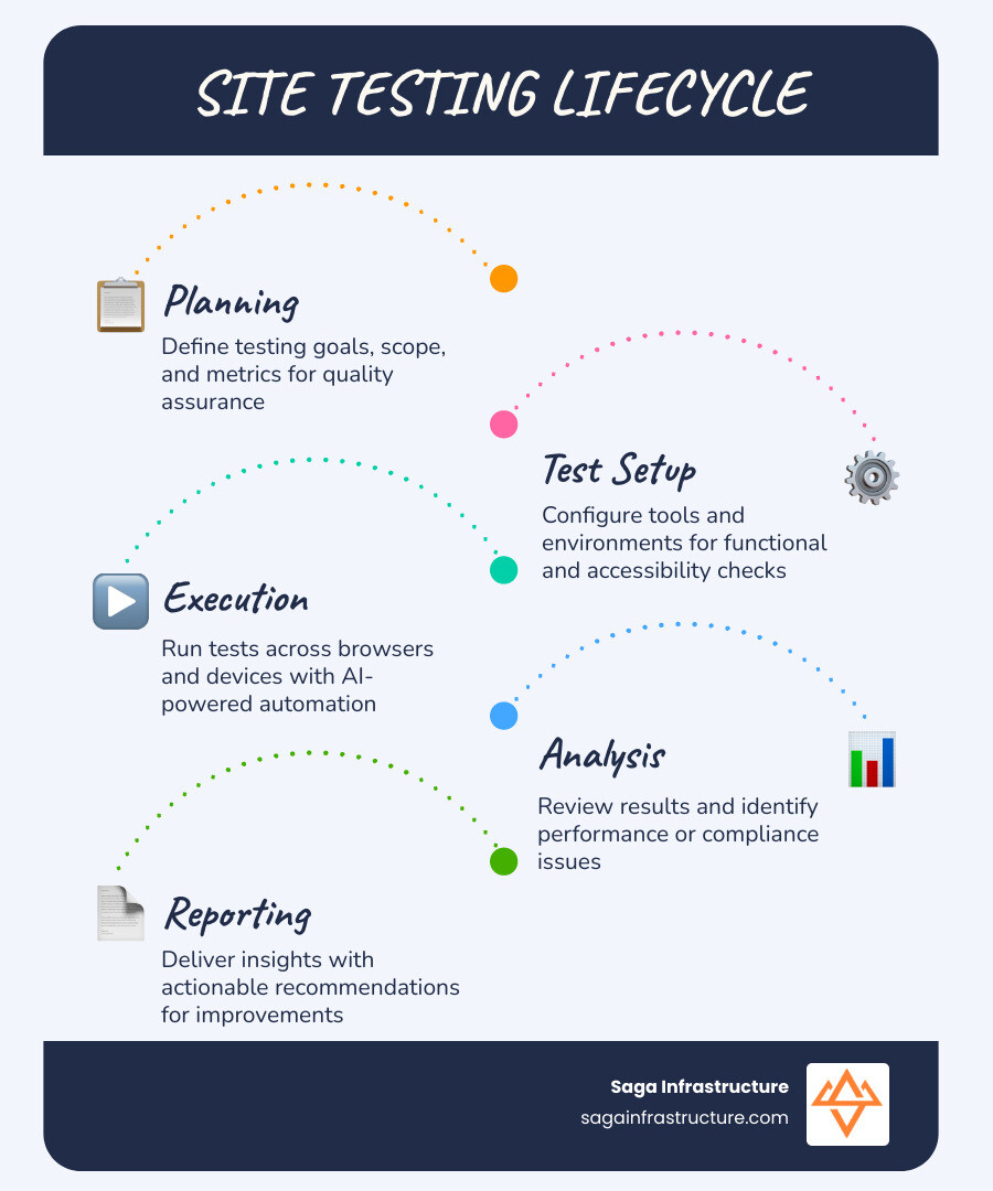 Infographic comparing manual testing and AI-automated testing infographic