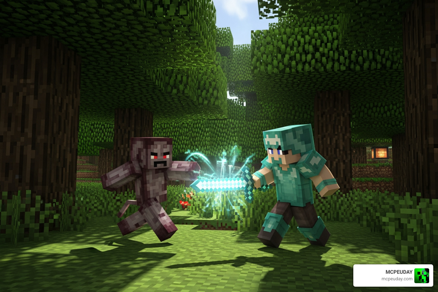 Mules Slayer Addon Demon Slayer combat Minecraft Bedrock 1.21