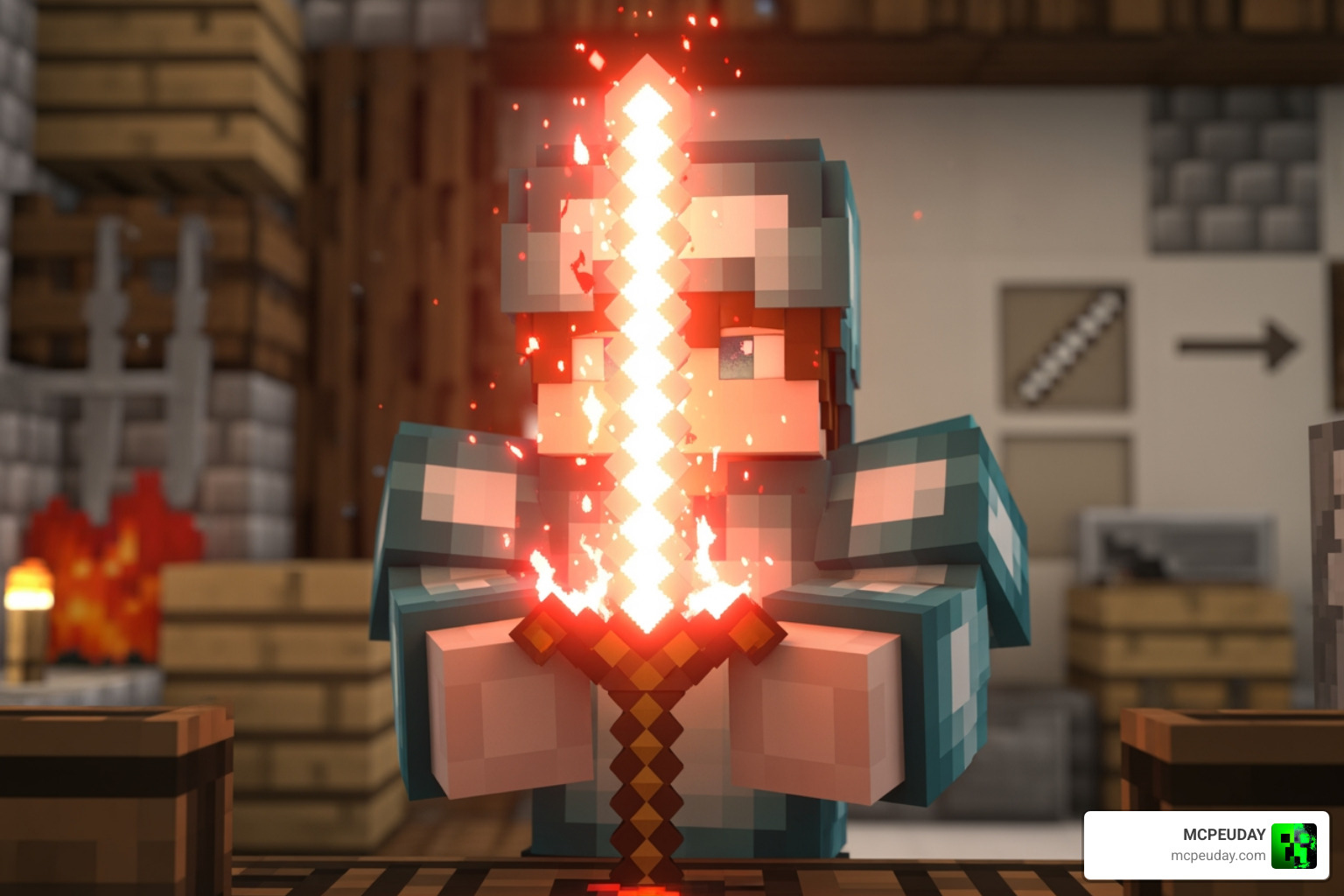 Nichirin Sword customization and elemental effects in Minecraft