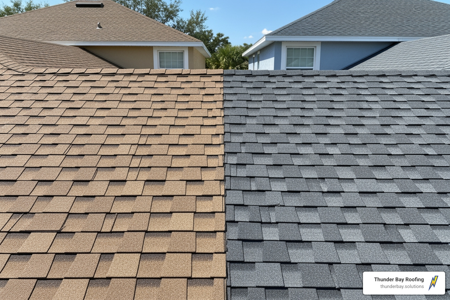 comparison of 3-tab vs architectural shingles for Land O' Lakes homes comparison of 3-tab vs architectural shingles for Land O' Lakes homes