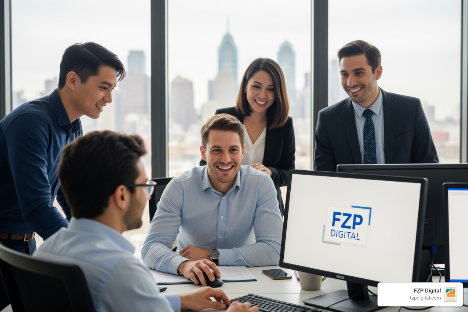 FZP Digital logo - helping businesses implement a modern live chat system for better sales
