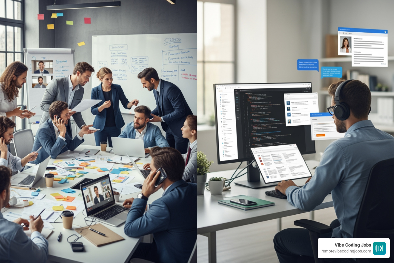 Comparison of meeting-heavy synchronous culture vs document-heavy asynchronous culture
