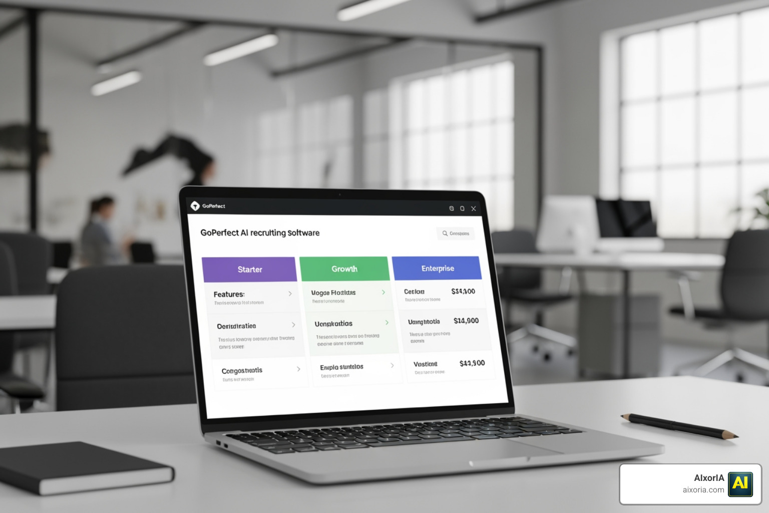 GoPerfect pricing tiers showing Starter, Growth, and Enterprise options GoPerfect pricing tiers showing Starter, Growth, and Enterprise options