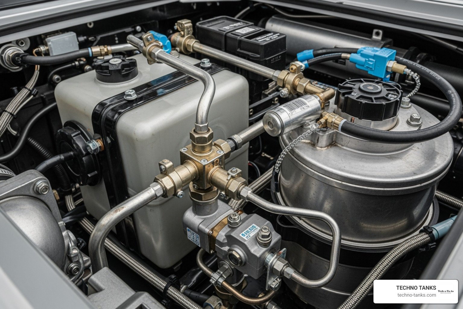 A detailed fuel transfer system between an auxiliary and primary tank A detailed fuel transfer system between an auxiliary and primary tank
