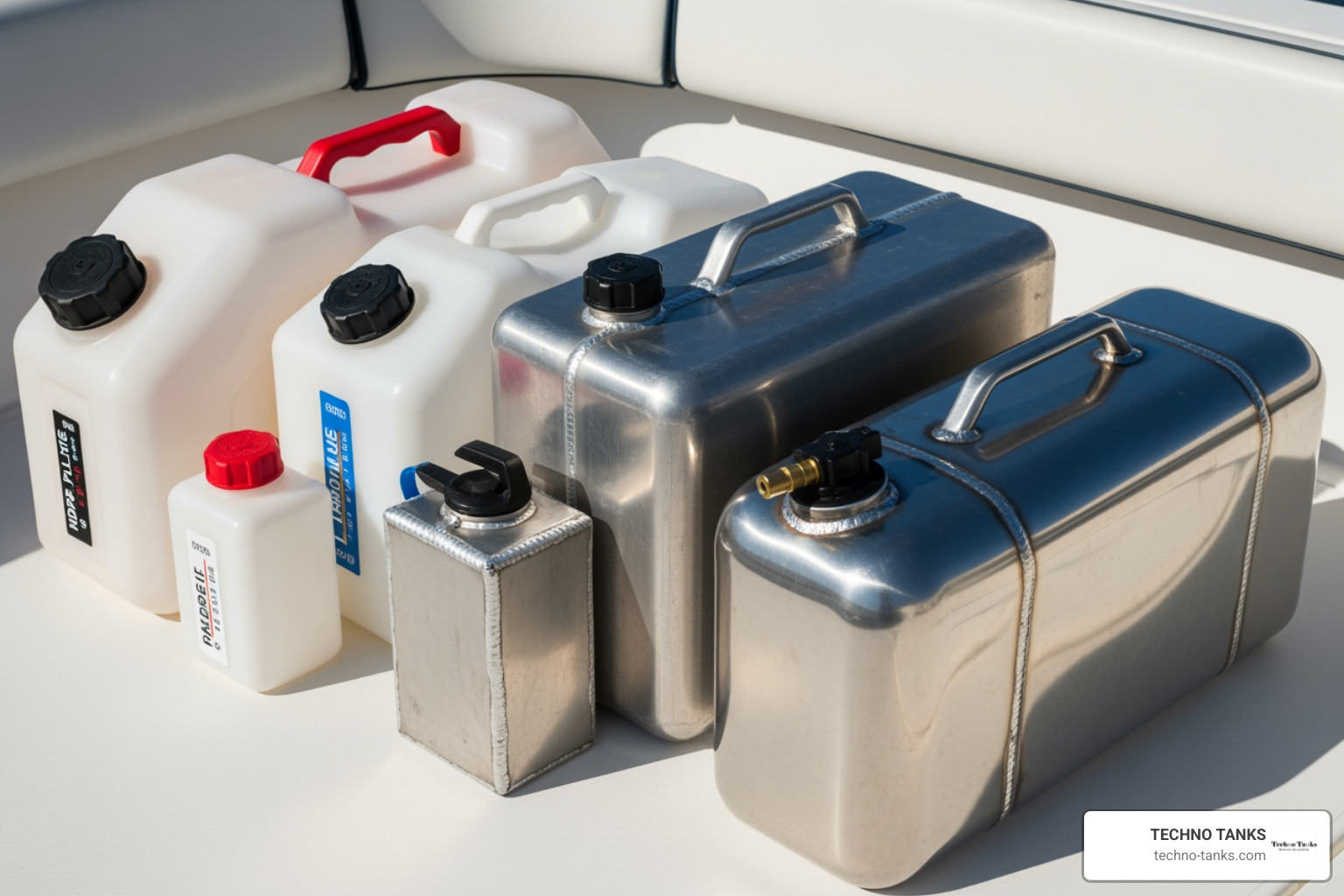 Comparison of tank materials and common capacities Comparison of tank materials and common capacities