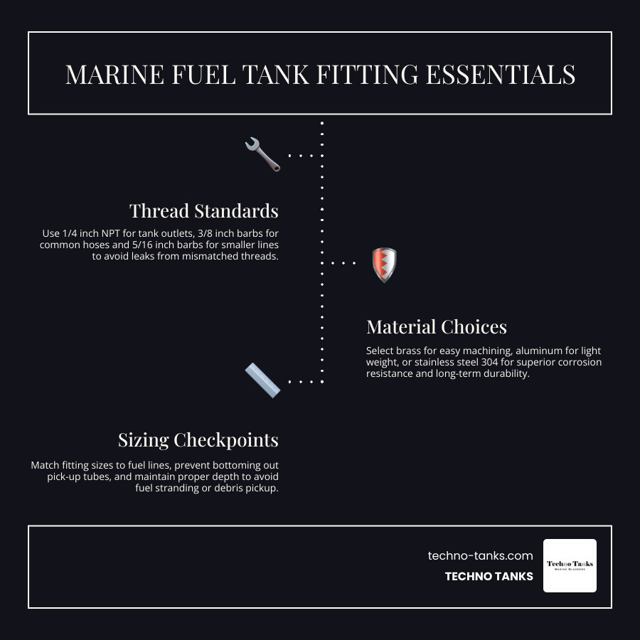 thread and barb size comparison for marine fittings infographic thread and barb size comparison for marine fittings infographic