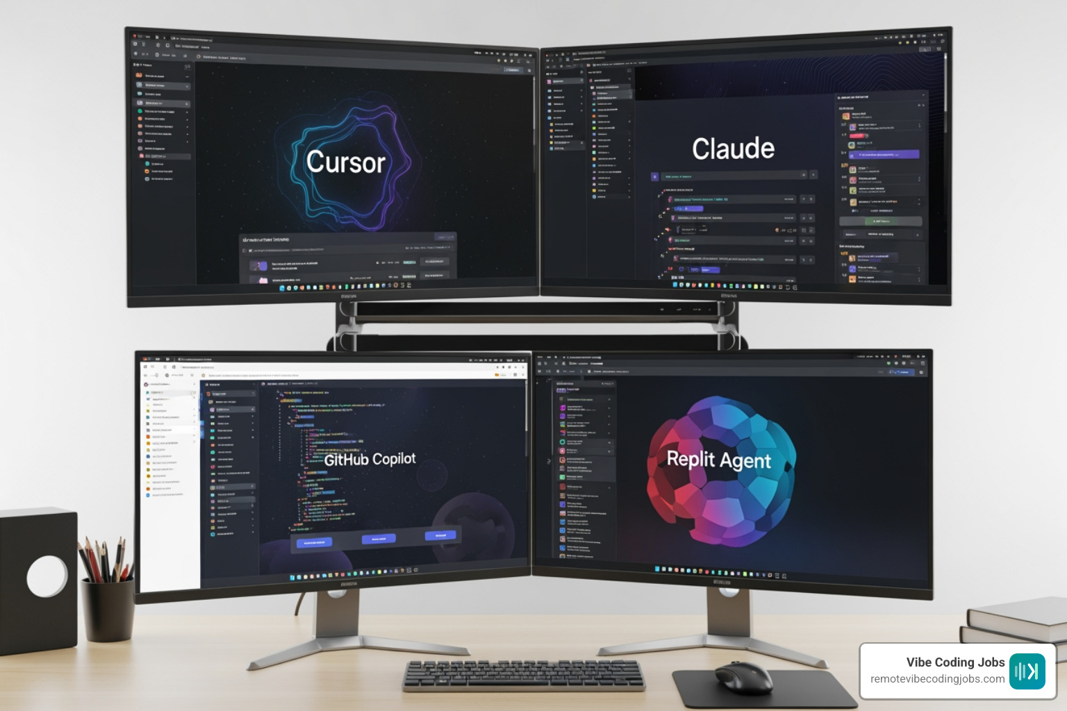 various AI coding tools interfaces