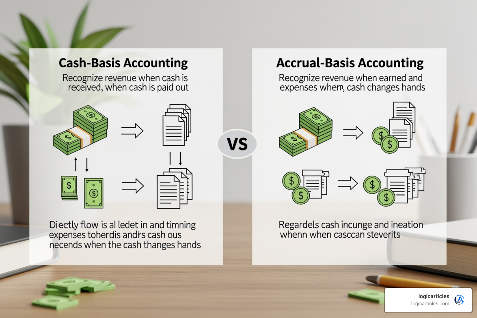 Comparison of cash-basis vs. accrual-basis accounting for nonprofits
