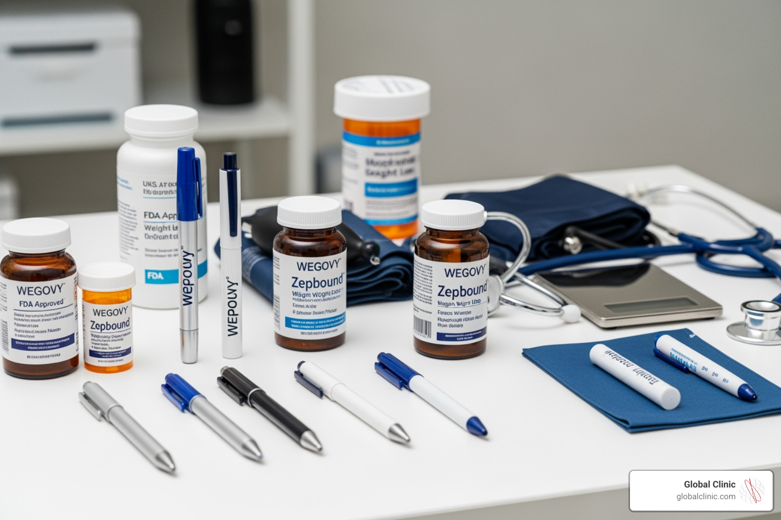 A variety of FDA-approved weight loss medications and clinical tools
