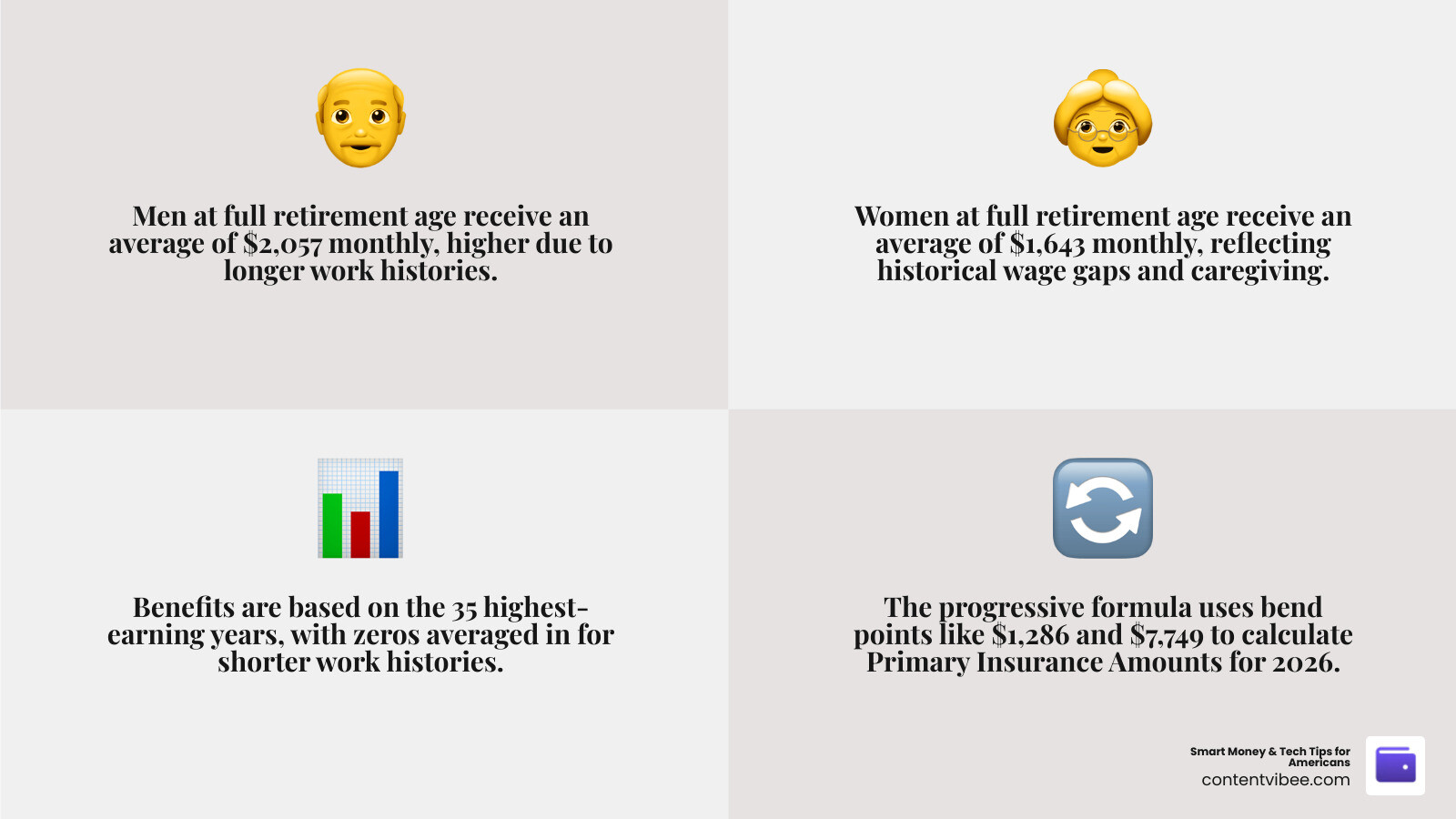 Comparison of average benefits by age and gender infographic infographic