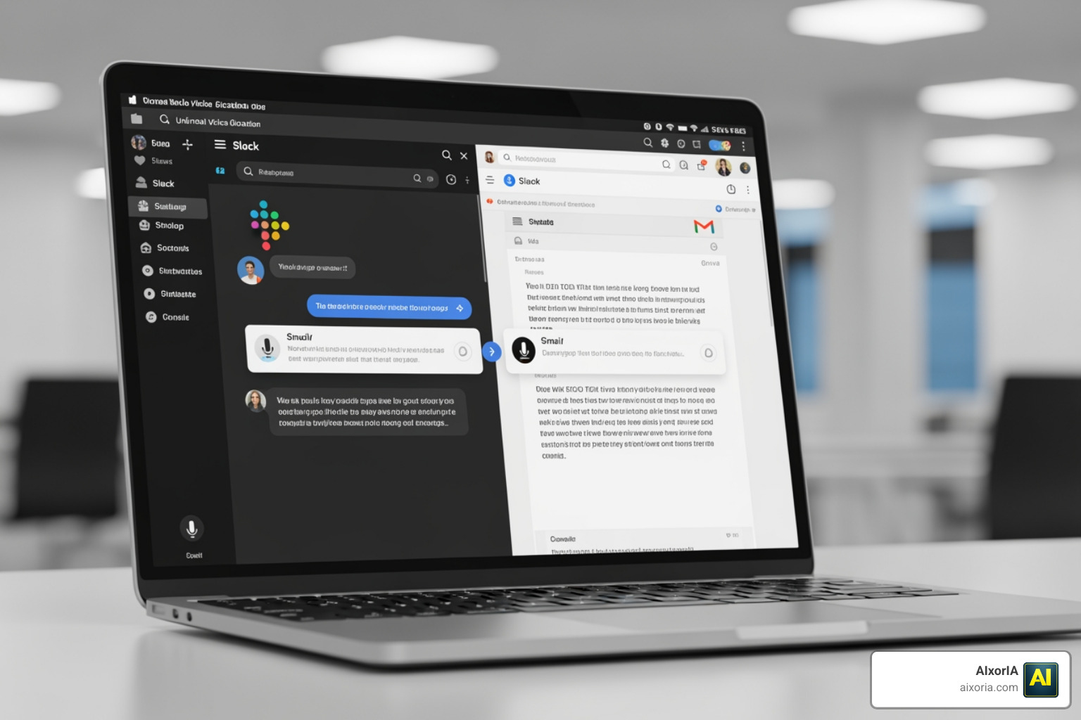 universal dictation app working across slack and gmail