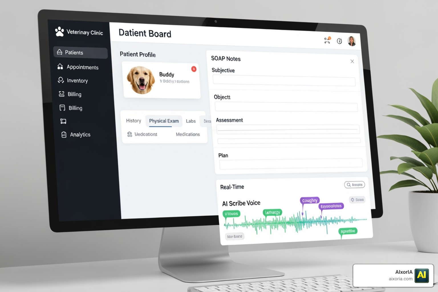 Veterinary PIMS integration and dashboard interface