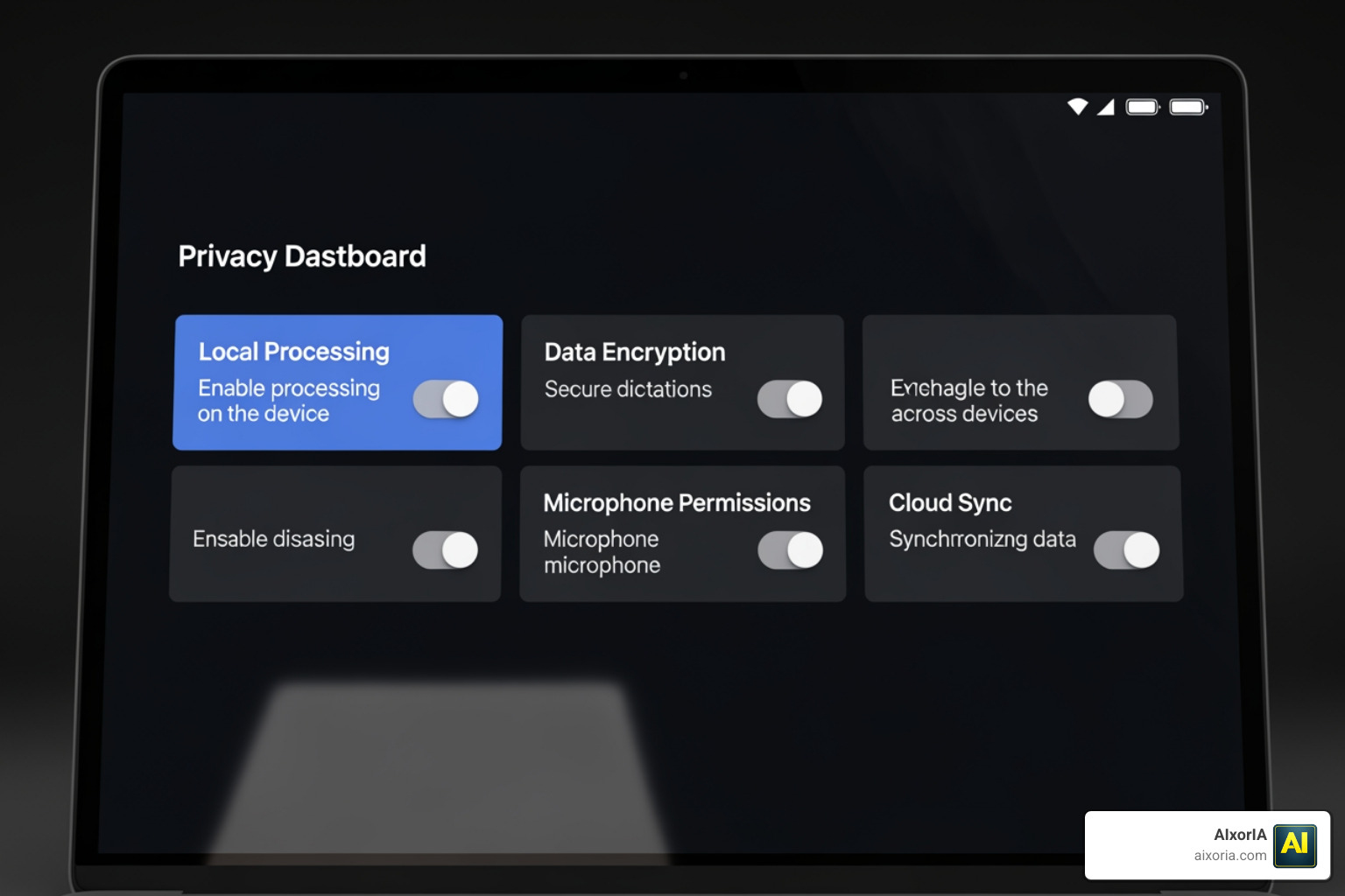 privacy settings dashboard for voice software privacy settings dashboard for voice software