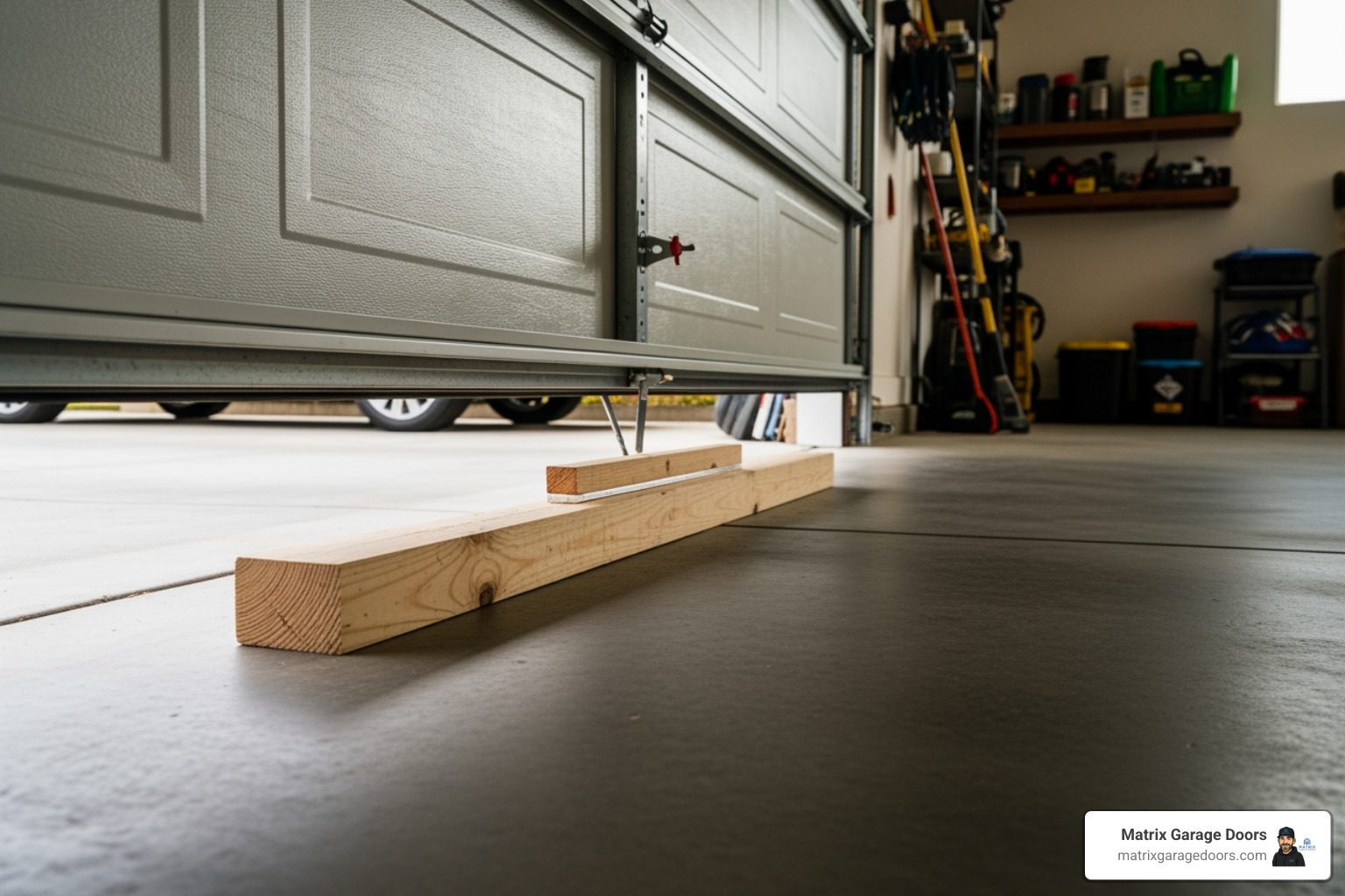The 2x4 auto-reverse safety test The 2x4 auto-reverse safety test
