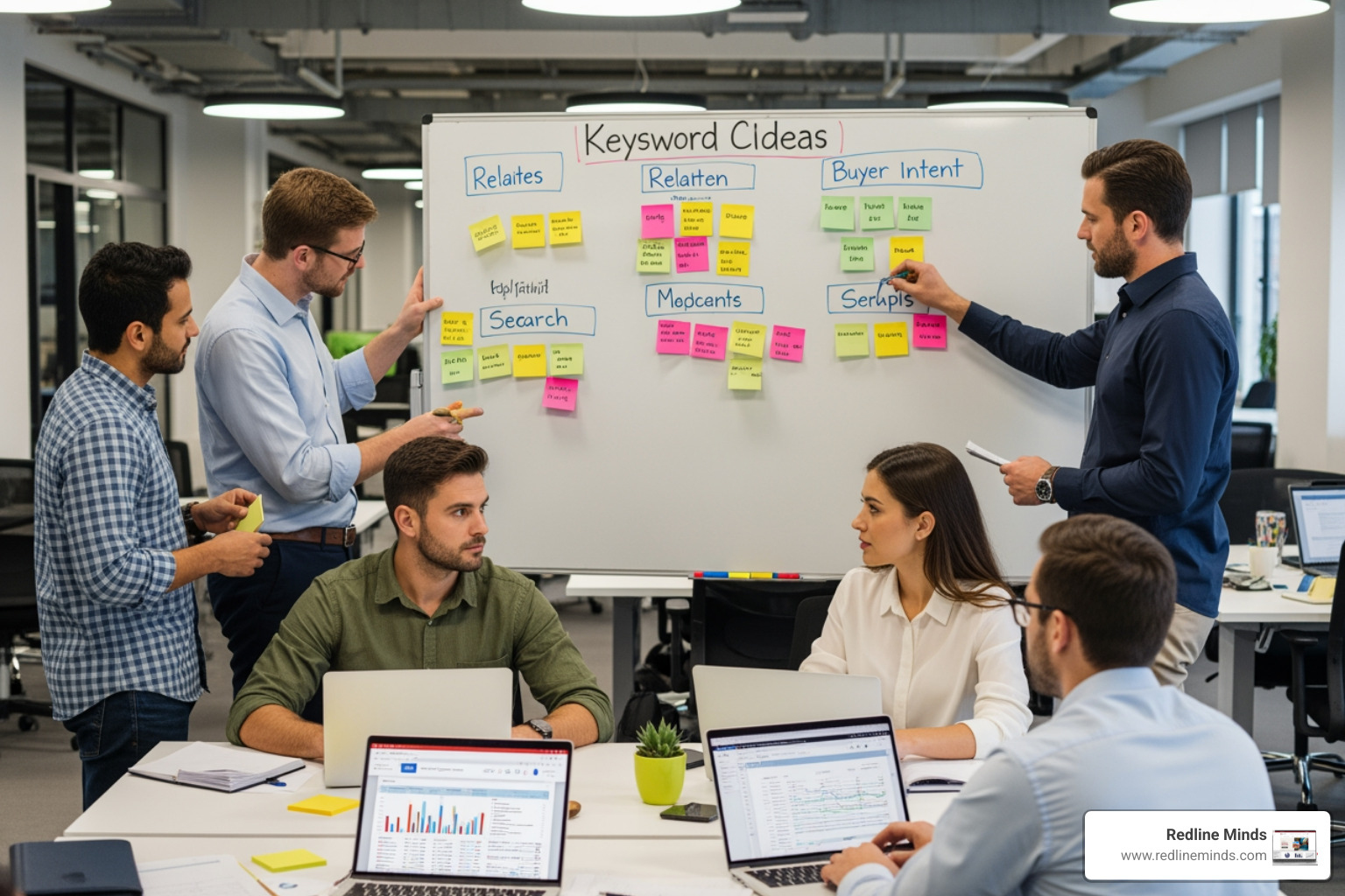 Keyword clustering for ecommerce showing how to group related search terms by buyer intent