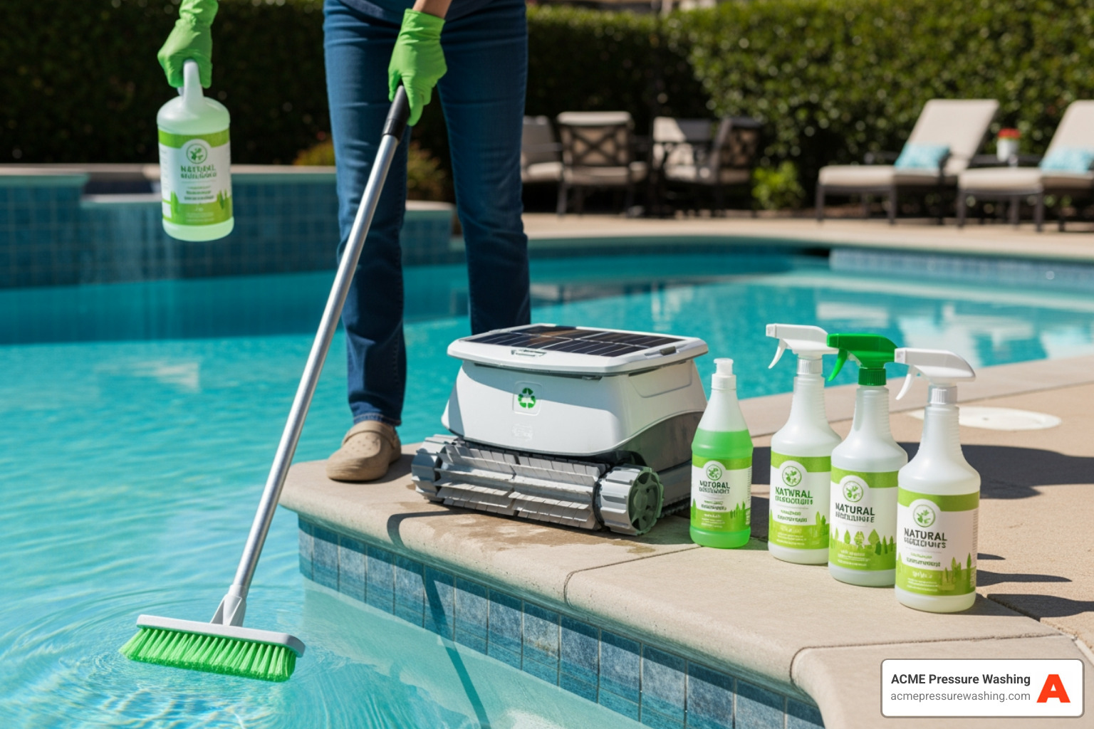 Eco-friendly cleaning solutions for pool areas Eco-friendly cleaning solutions for pool areas