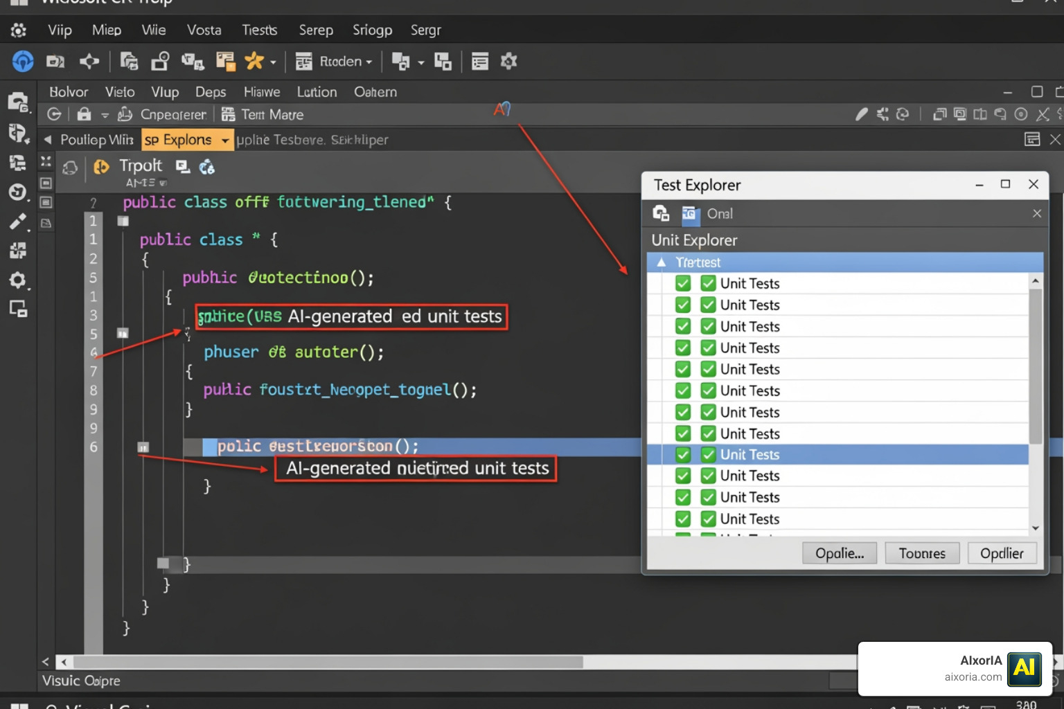 AI-generated unit tests in a C# project