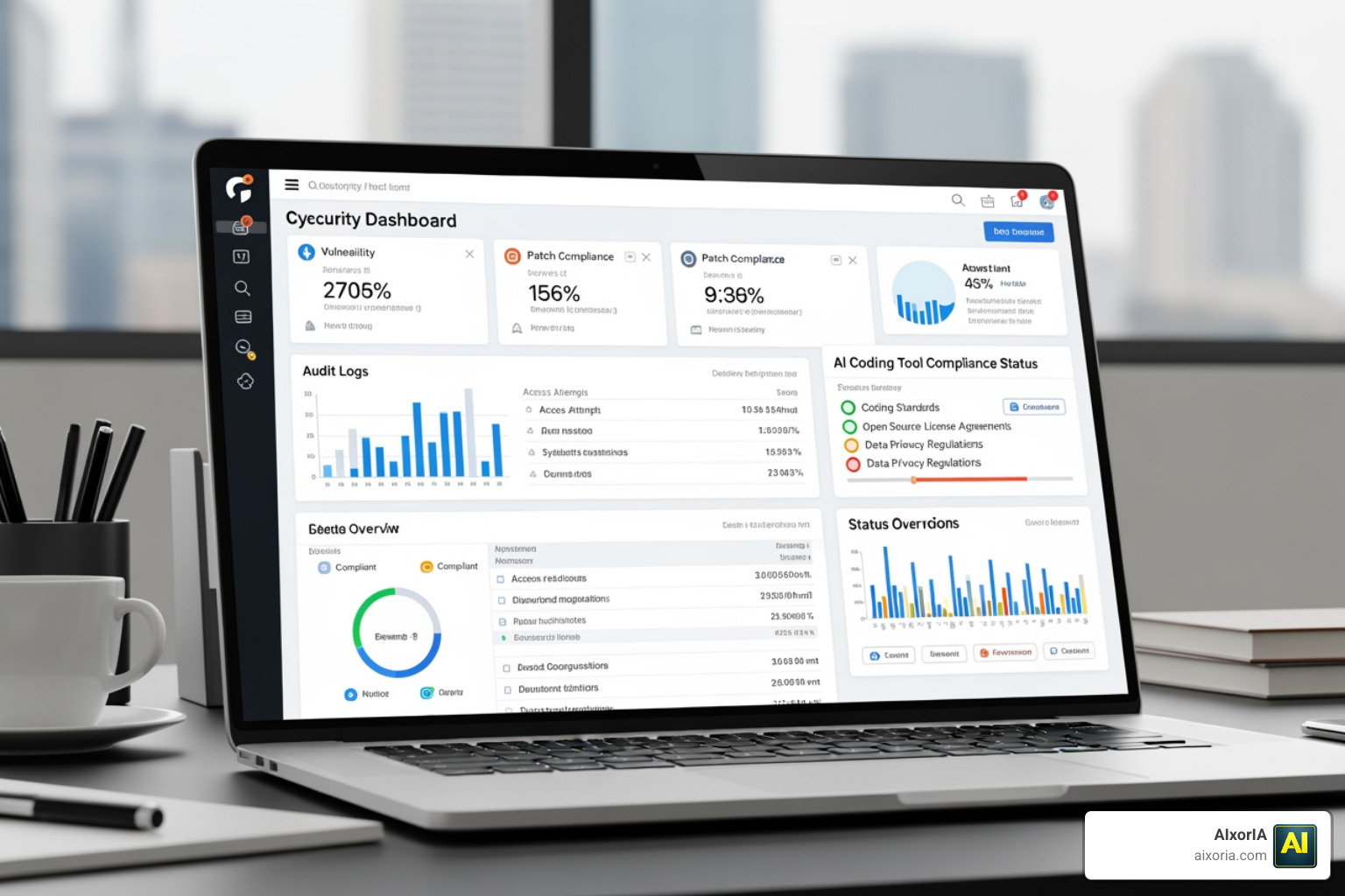 security and compliance dashboard for AI coding security and compliance dashboard for AI coding