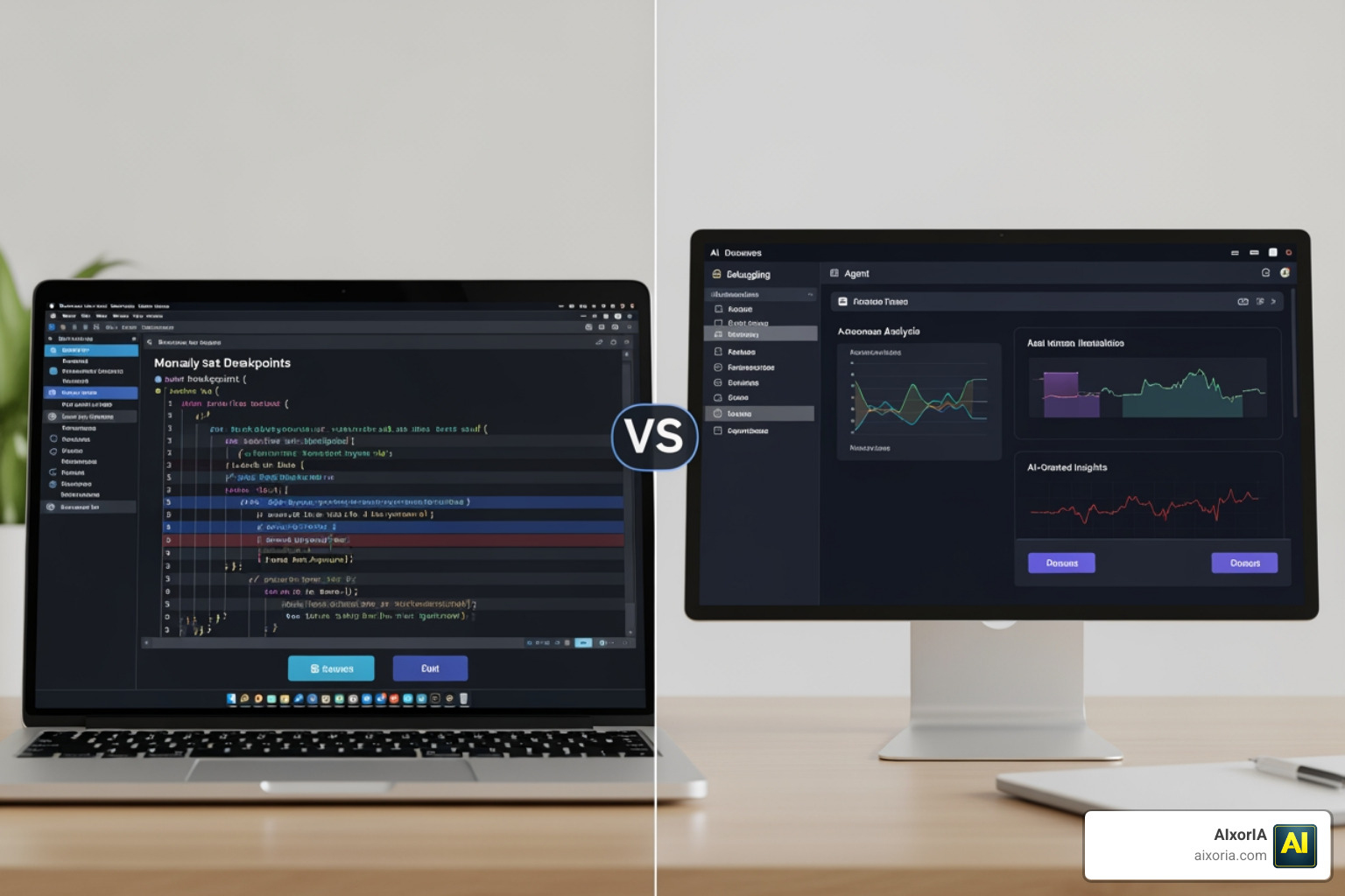 Traditional debuggers vs AI-powered agents: comparing manual inspection with autonomous state analysis