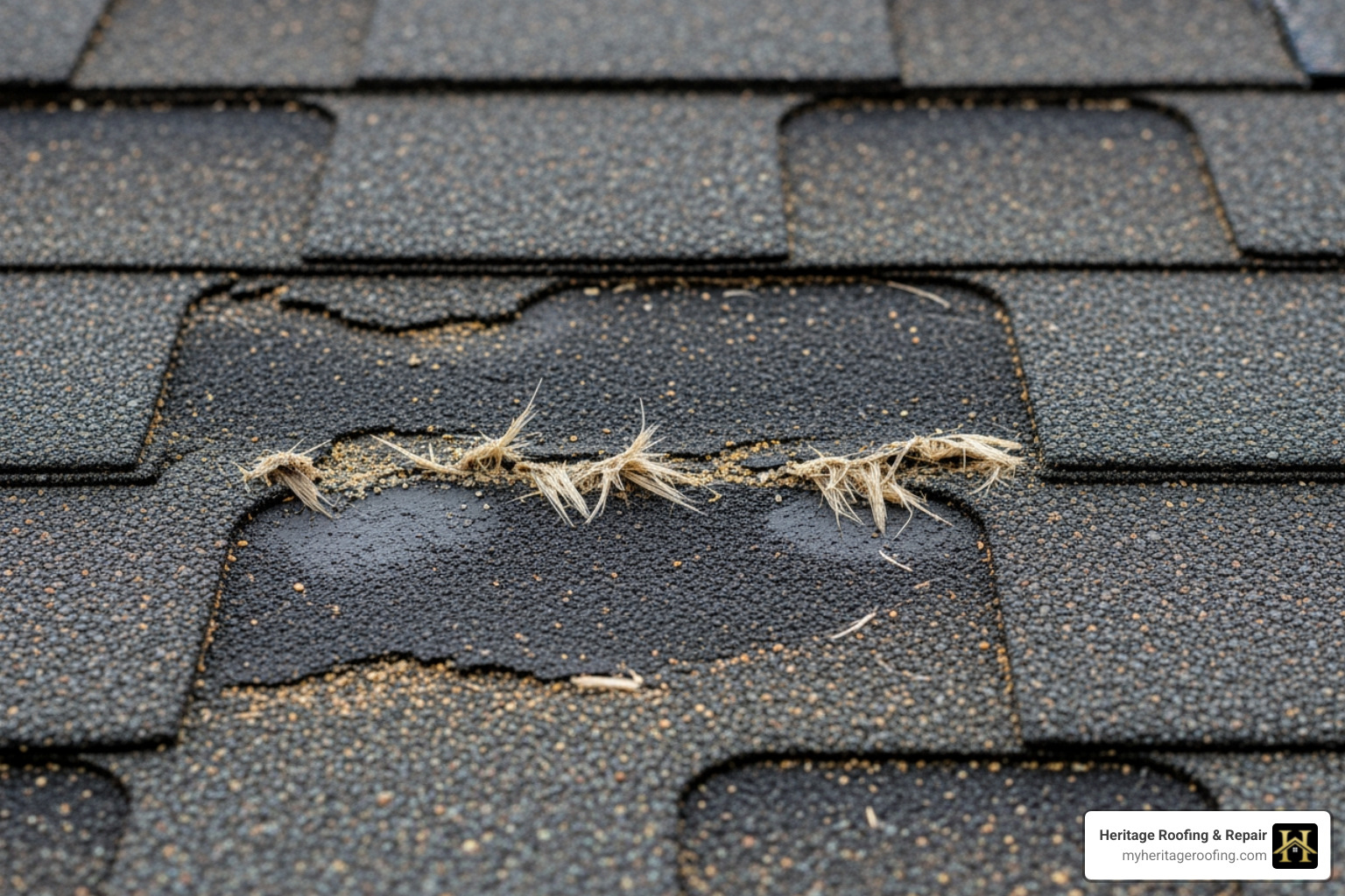 missing granules exposing fiberglass layer on shingles missing granules exposing fiberglass layer on shingles