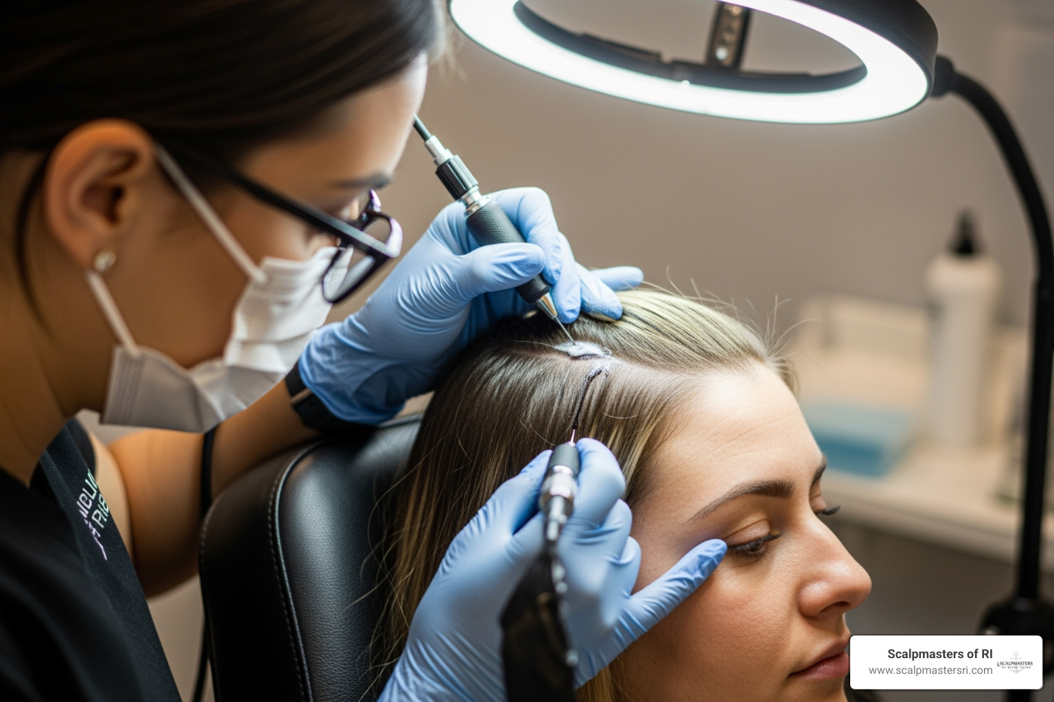 professional SMP session at Cranston clinic