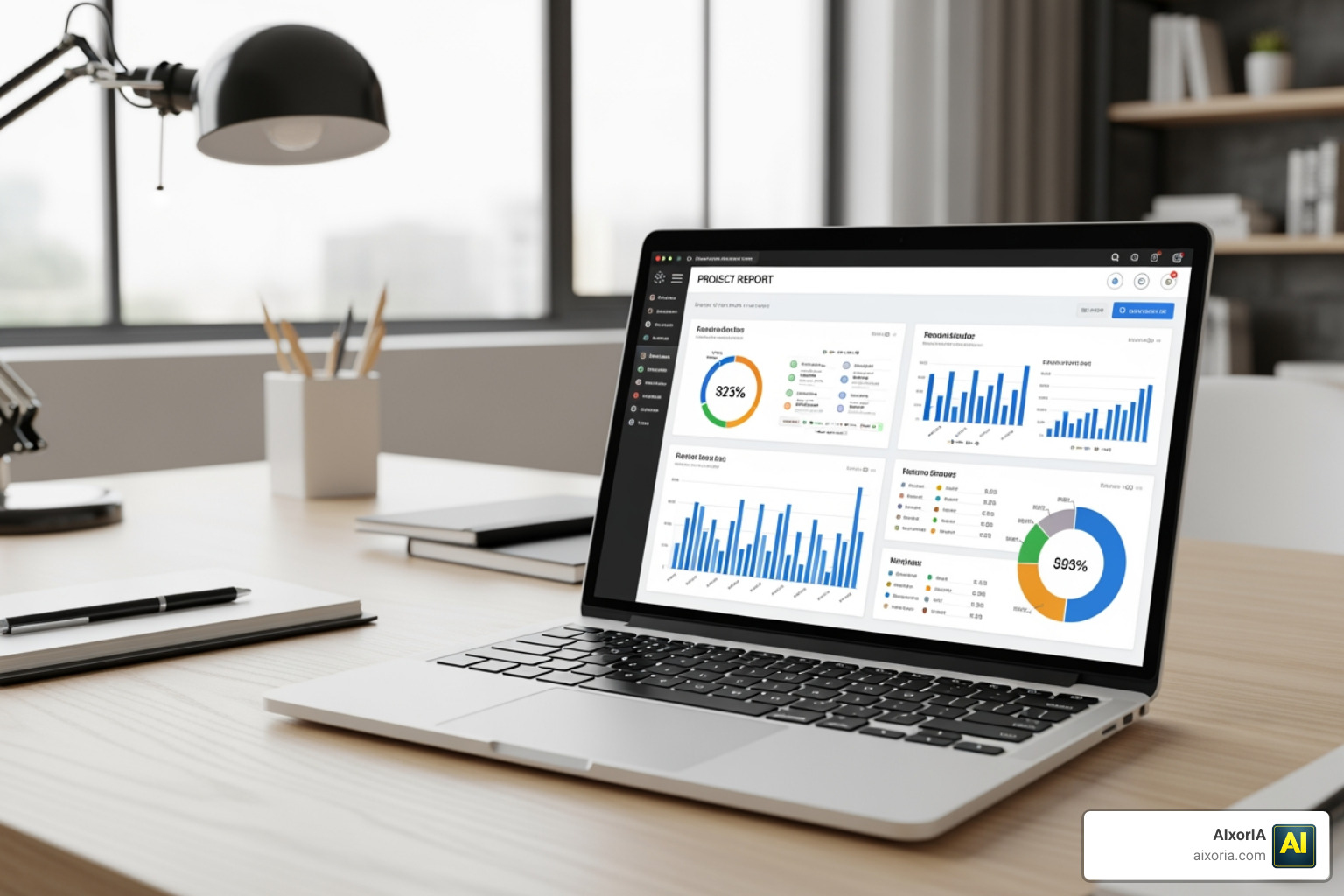 AI tools for project report dashboard