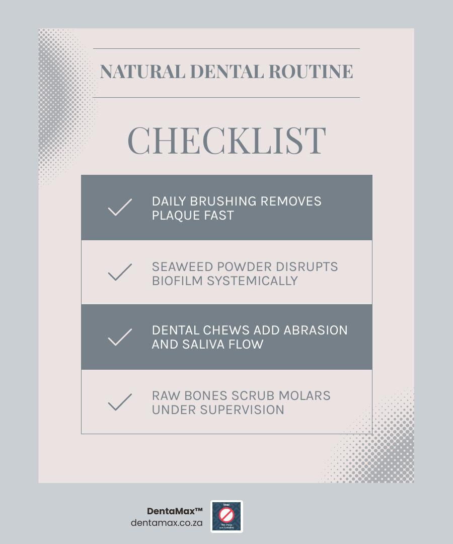 Infographic comparing the effectiveness of different natural dental care methods infographic