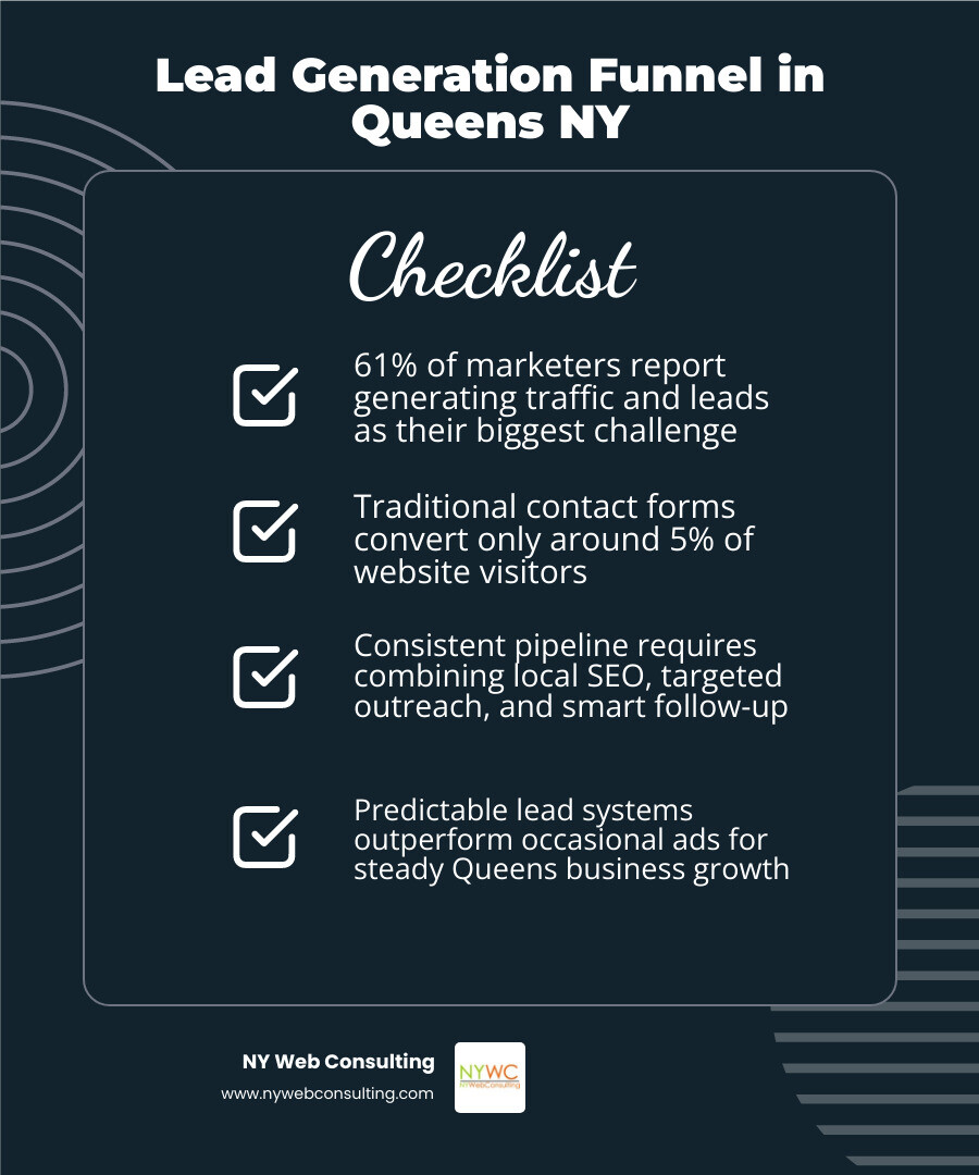 lead generation funnel infographic for Queens NY small businesses infographic lead generation funnel infographic for Queens NY small businesses infographic