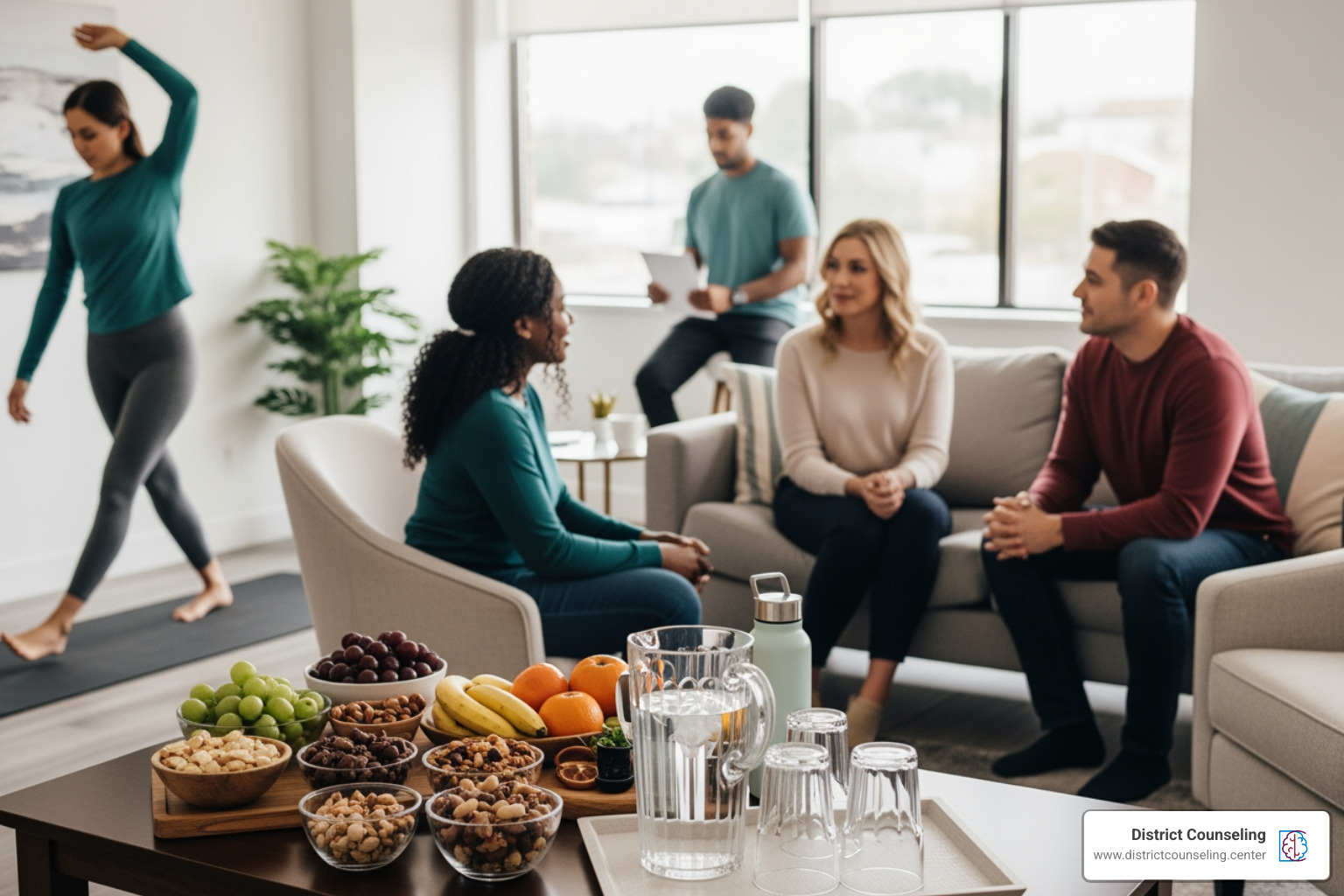 Integrated mental health care plan combining nutrition, therapy, and movement Integrated mental health care plan combining nutrition, therapy, and movement