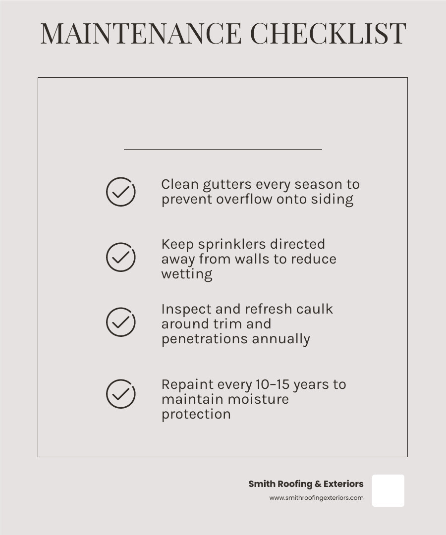 fiber cement siding maintenance checklist infographic infographic fiber cement siding maintenance checklist infographic infographic