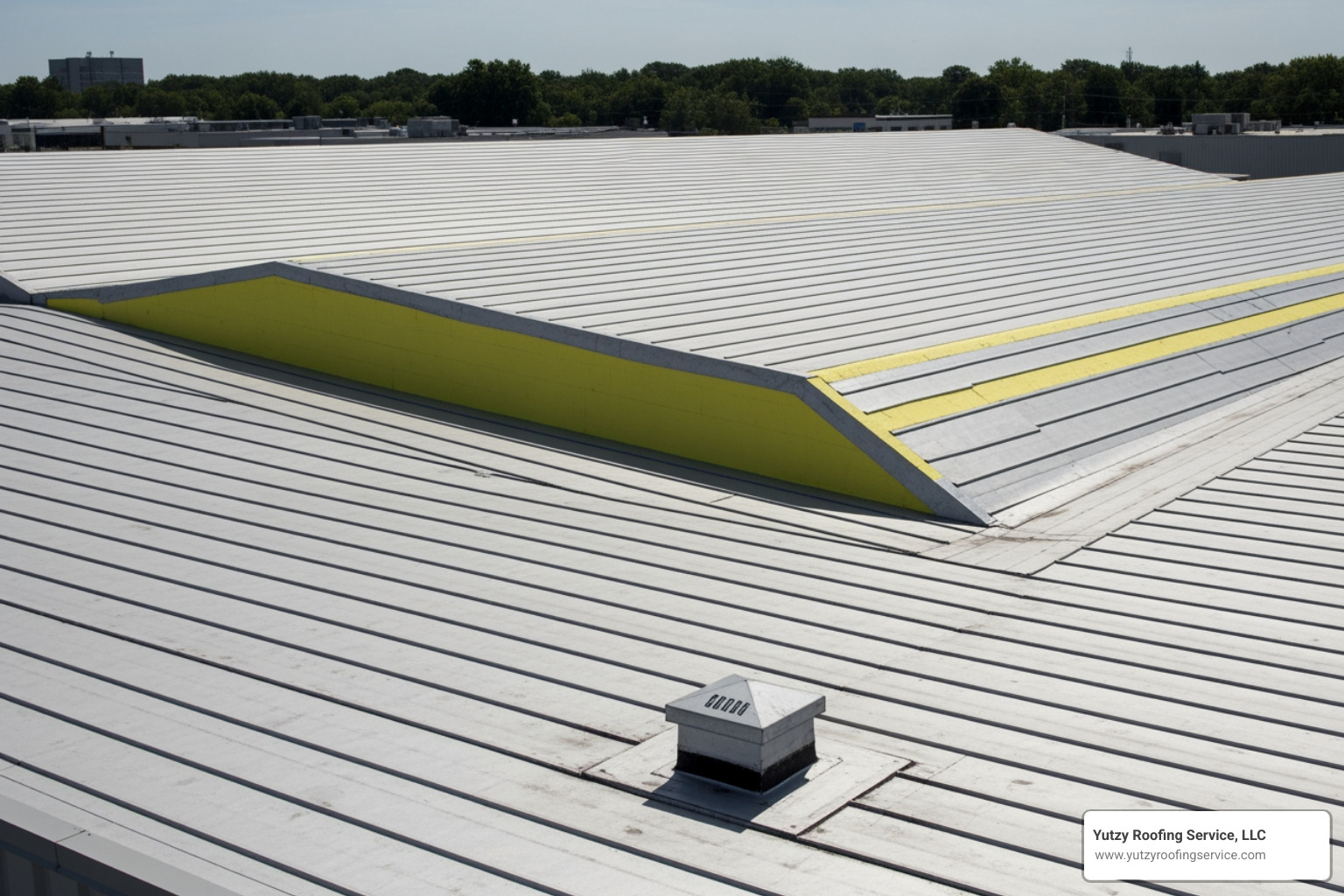 Tapered insulation layout directing water to a central roof drain Tapered insulation layout directing water to a central roof drain