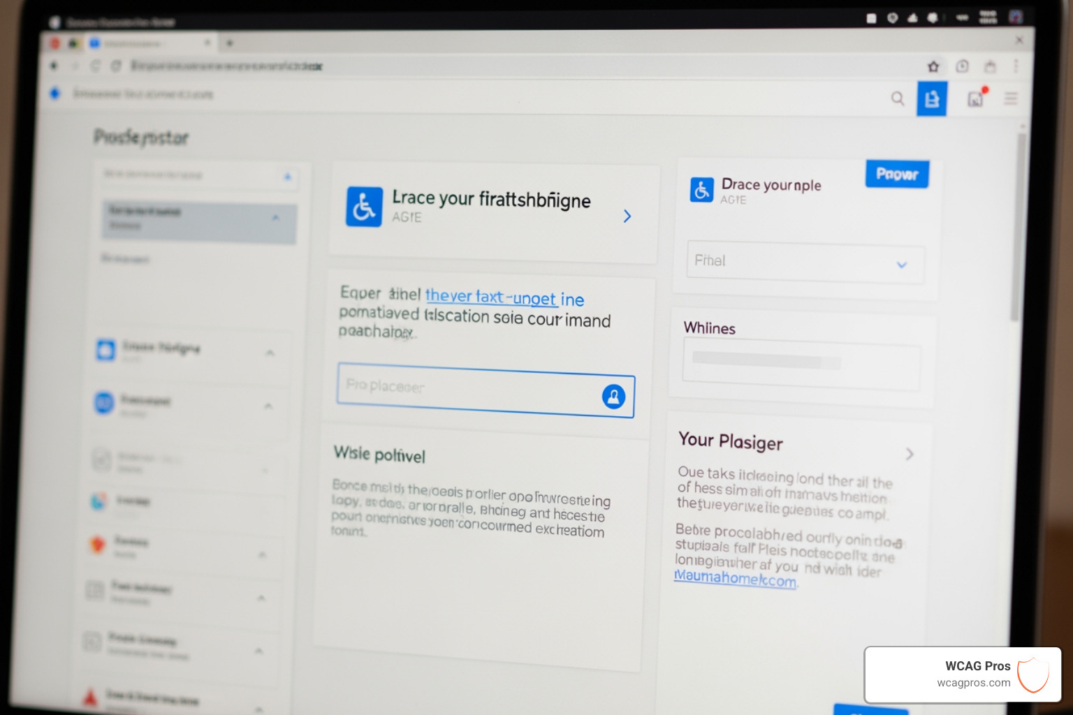 Common web accessibility errors: missing alt text, poor contrast, and unlabeled forms Common web accessibility errors: missing alt text, poor contrast, and unlabeled forms