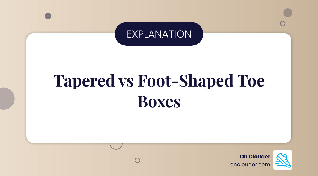 infographic comparing tapered vs foot-shaped wide toe box flat designs with key features labeled infographic infographic comparing tapered vs foot-shaped wide toe box flat designs with key features labeled infographic