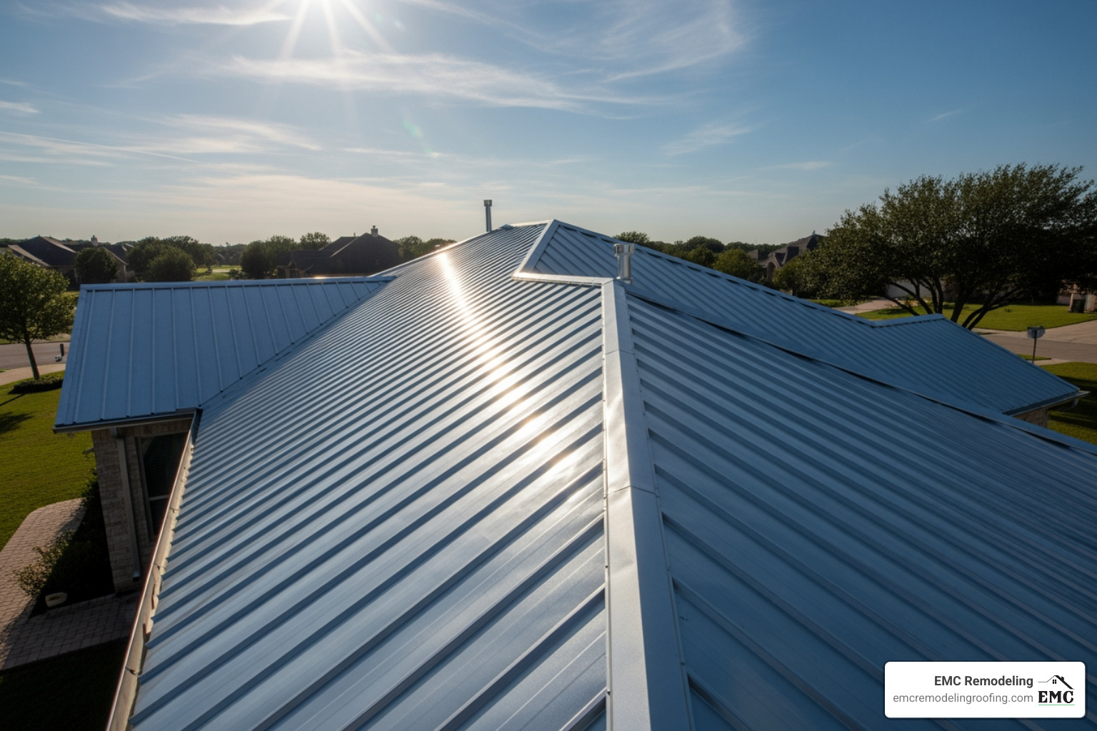 reflective metal roof coating reflecting Texas sun reflective metal roof coating reflecting Texas sun