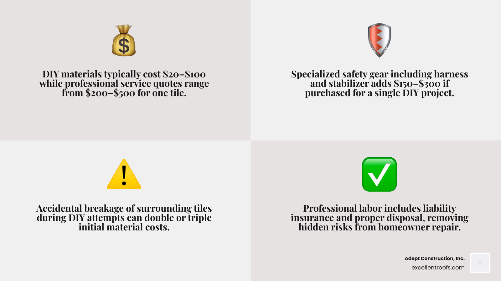 Table comparing DIY material costs vs professional labor rates infographic Table comparing DIY material costs vs professional labor rates infographic