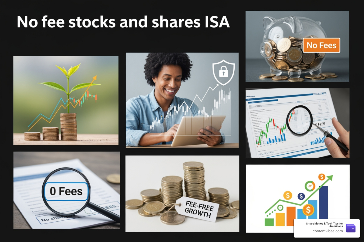 Magnifying glass over a financial contract highlighting small print about FX fees and spreads