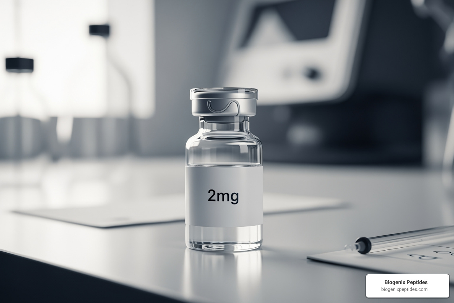 2mg peptide vial with flip-top cap 2mg peptide vial with flip-top cap