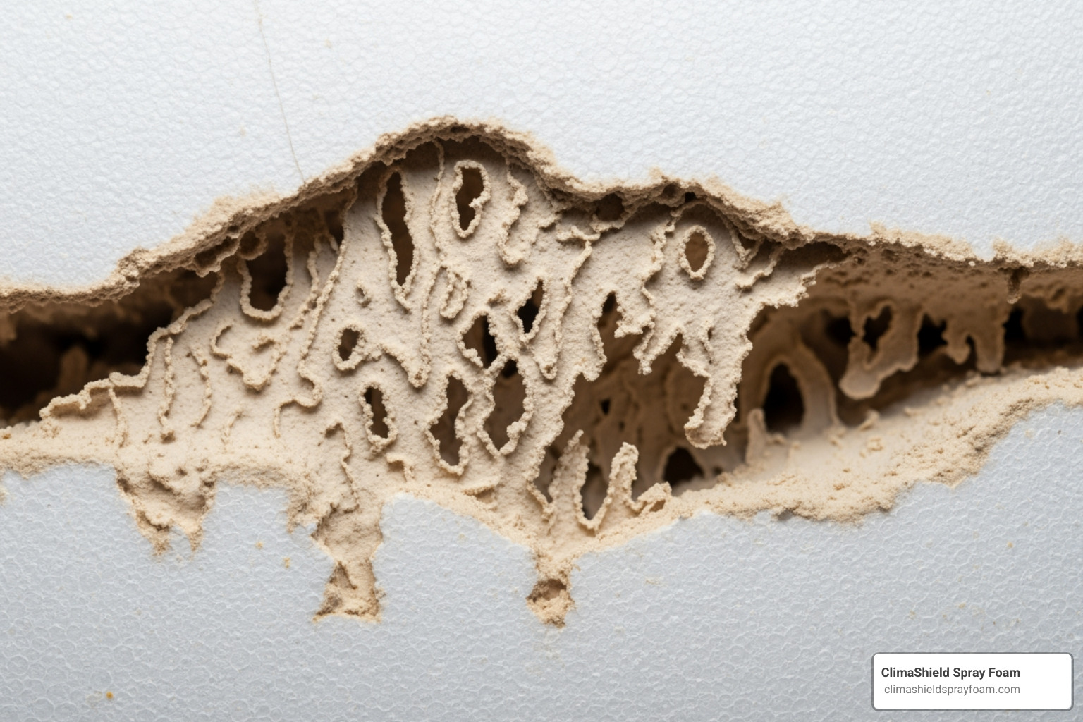 termite tunnels in foam board insulation termite tunnels in foam board insulation