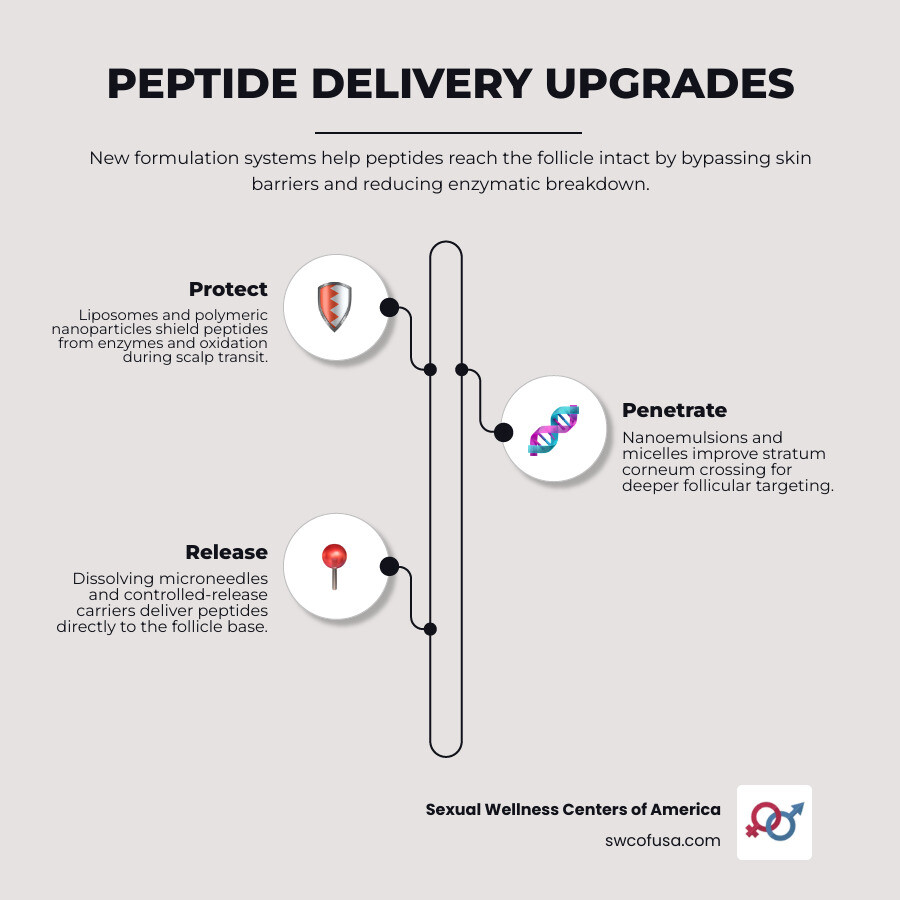 infographic of scalp peptide delivery technologies infographic infographic of scalp peptide delivery technologies infographic