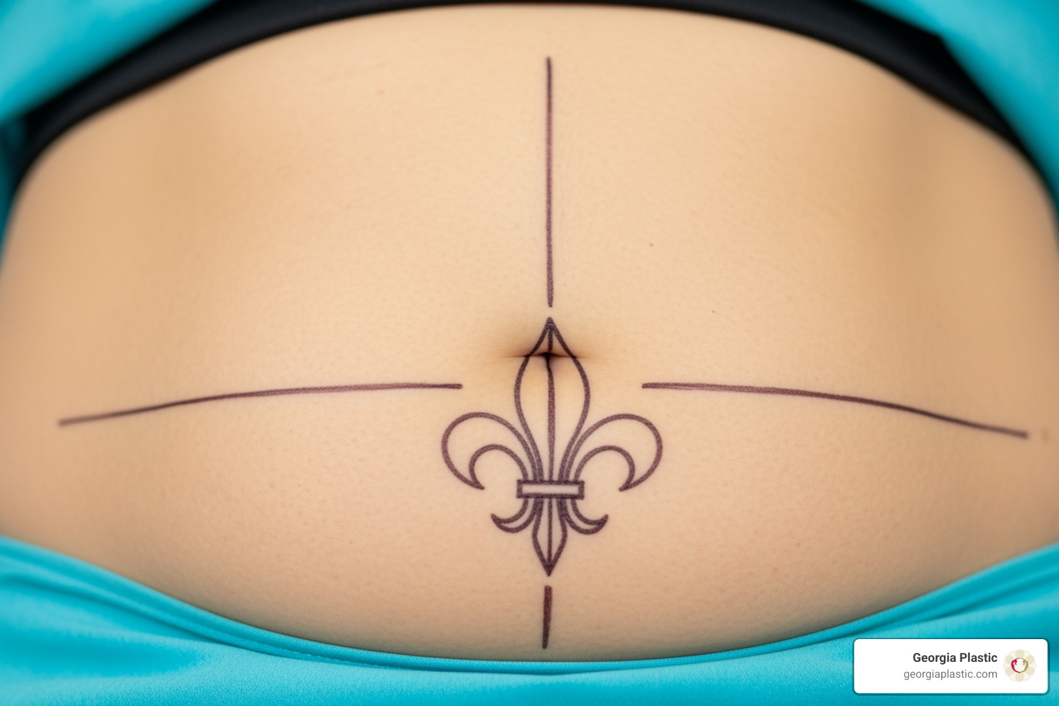 panniculectomy incision patterns horizontal and fleur de lis