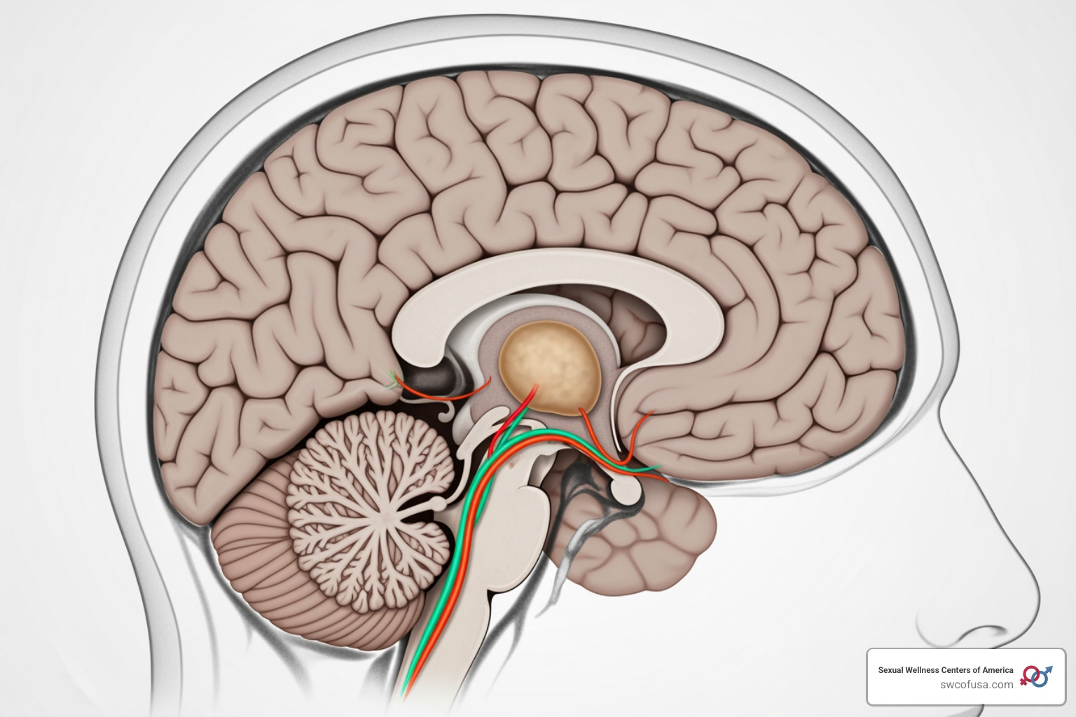 pituitary adenoma pressing on optic chiasm illustration pituitary adenoma pressing on optic chiasm illustration