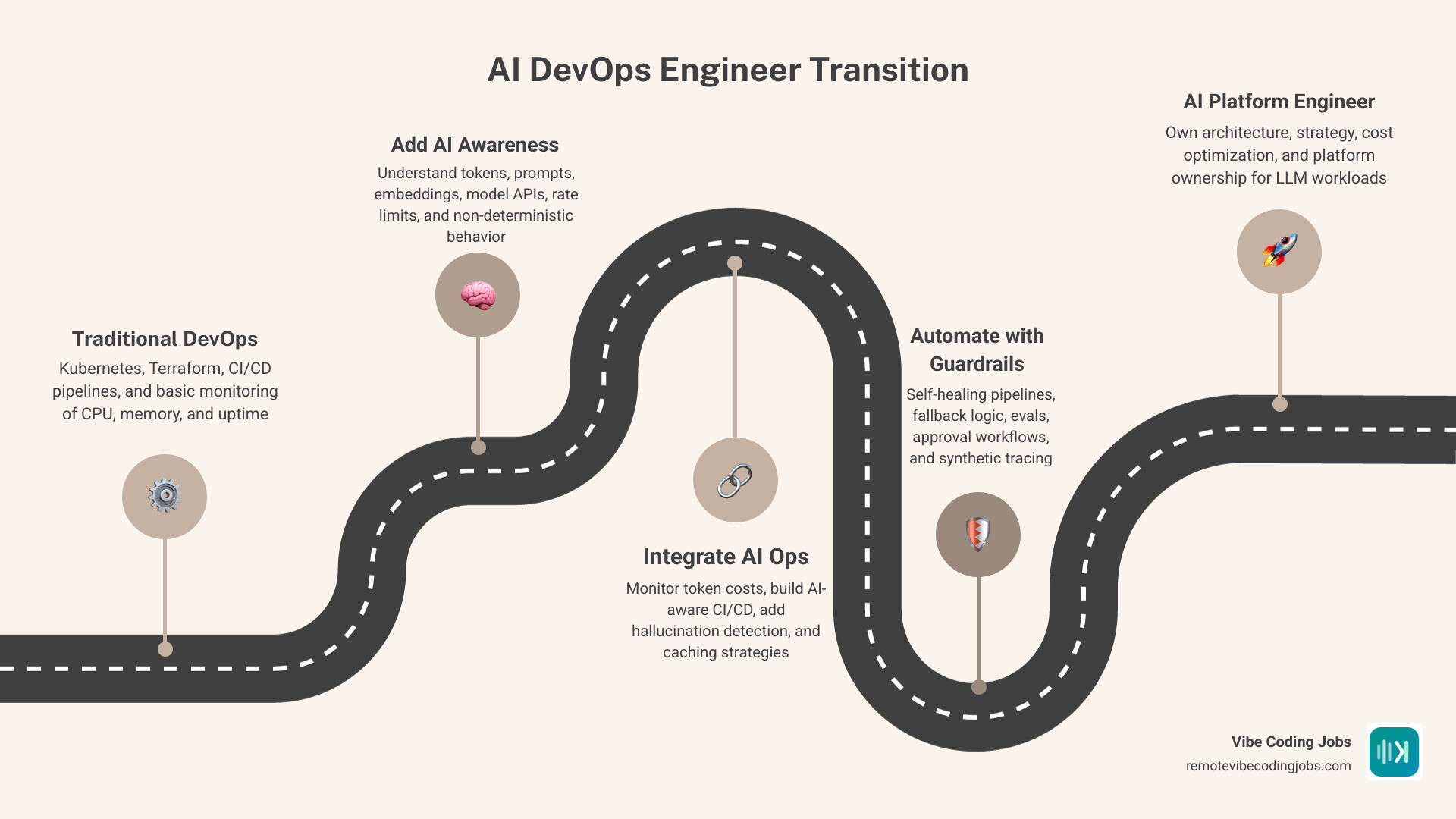 Infographic: Traditional DevOps vs AI DevOps engineer — key differences in skills, tools, and responsibilities infographic