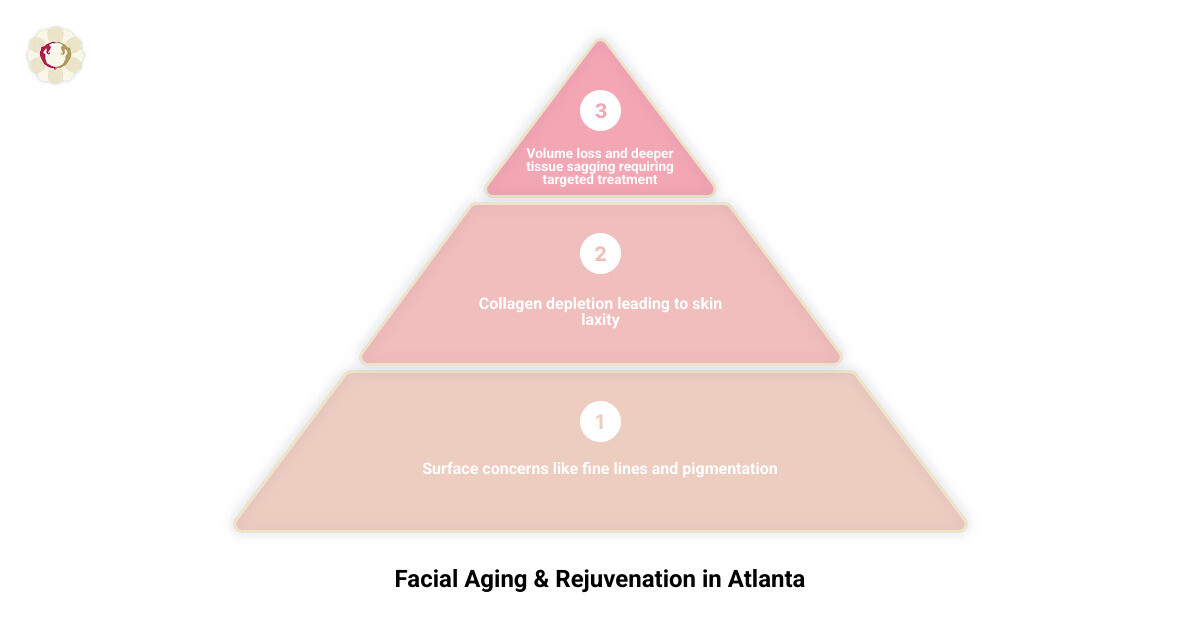 Infographic showing facial aging process, collagen loss timeline, and facial rejuvenation treatment options in Atlanta 2026 Infographic showing facial aging process, collagen loss timeline, and facial rejuvenation treatment options in Atlanta 2026